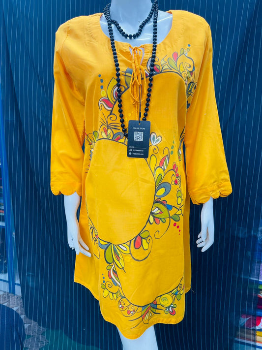Yellow floral handcraft