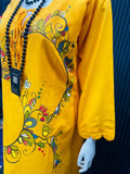 Yellow floral handcraft