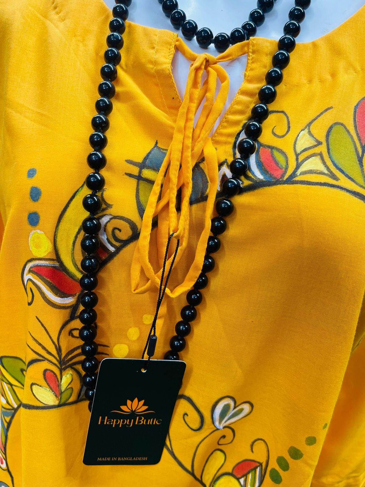 Yellow floral handcraft