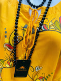 Yellow floral handcraft